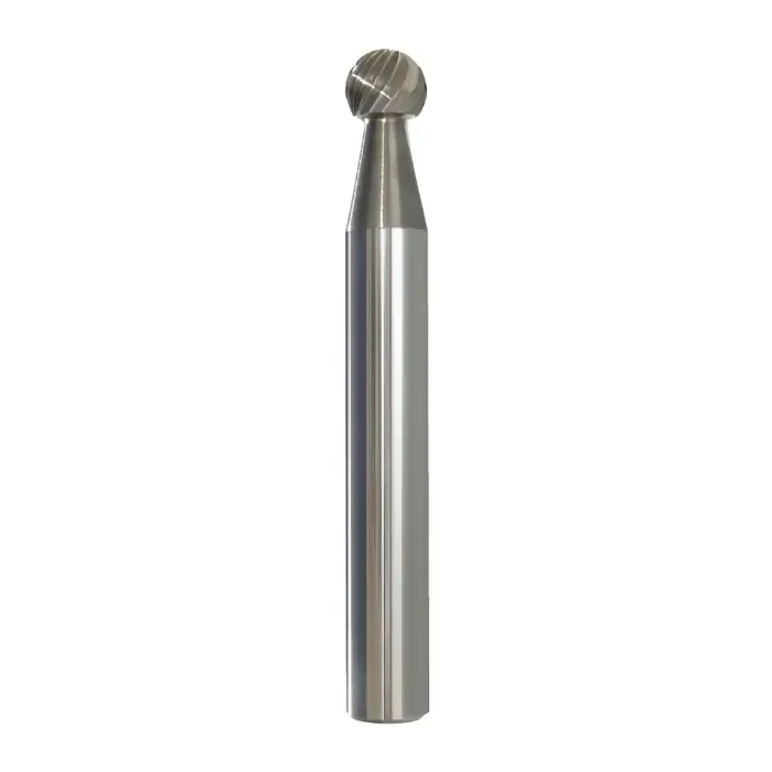 Seasonal Sale TTC PRODUCTION USA MADE 20-004-001 1/8" Carbide Rotary Bur - Ball, Straight Shank, Best for Steel
