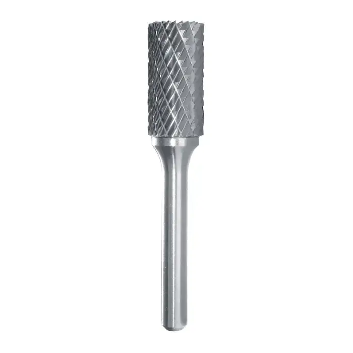 TTC PRODUCTION USA MADE AE-111D 5/16" Carbide Rotary Bur - Cylindrical-Flat End (With End Cut), Straight Shank, Best for Steel Limited Time