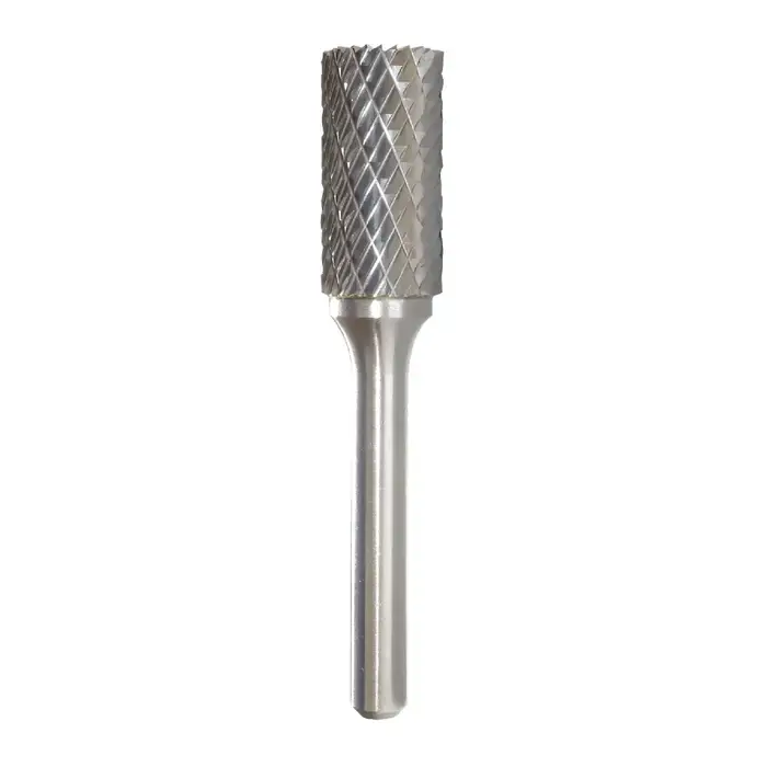 M.A. FORD 41500020E 1/2" Carbide Rotary Bur - Cylindrical-Flat End (With End Cut), Straight Shank, Best for Steel Price Cut