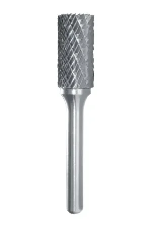 Hot Deal TTC PRODUCTION USA MADE 20-022-038 5/8" Carbide Rotary Bur - Cylindrical-Flat End (Not End Cut), Straight Shank, Best for Steel