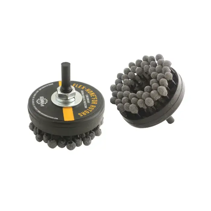 FLEX-HONE RMFH120Z25 Zirconia Alumina 1/2"-1/2" Bore Diameter Range Honing Tool - Medium Grade, Shank Type Disc Style High Quality