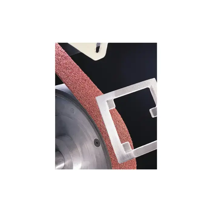 TTC 53-104-059 4" x 24" Aluminum Oxide Non-Woven Belt - Maroon, 150-220 Grit, Medium Grade While Supplies Last