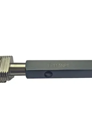 ASIMETO 690-42-1 NPT Pipe Thread Plug Gage With Handle Type, NPT Style, X Class Threaded Plug Gage Bargain