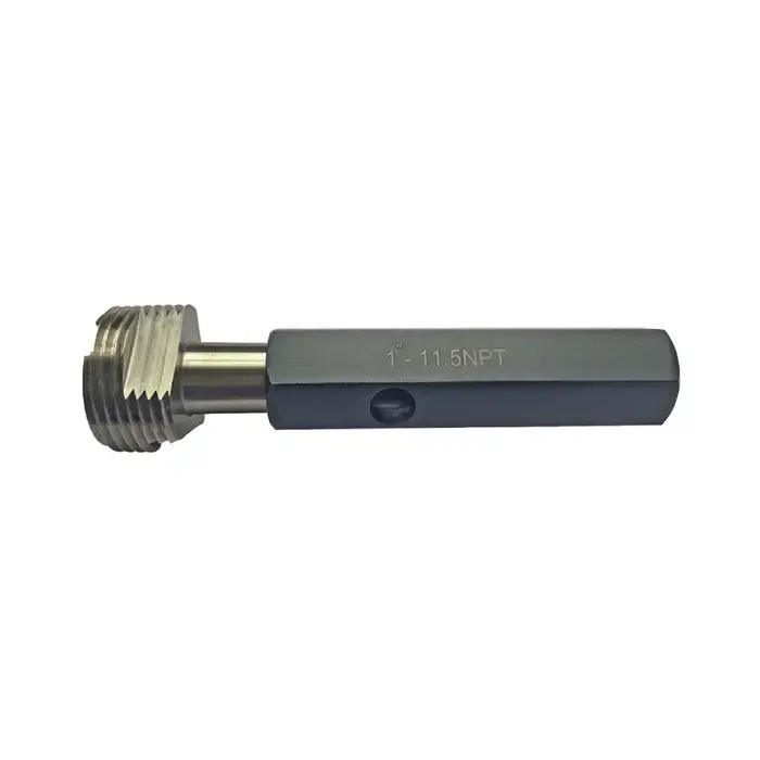 ASIMETO 690-42-1 NPT Pipe Thread Plug Gage With Handle Type, NPT Style, X Class Threaded Plug Gage Bargain