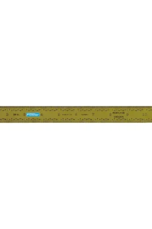 Fan Favorite FOWLER 52-339-006 6", 4R (8ths, 16ths, 32nds, 64ths) Graduation Rigid Rule