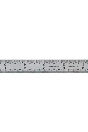 In Demand PEC 262-012 300mm, EM (32nds, 64ths, .5mm, 1mm) Graduation Rigid Rule
