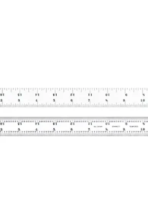 STARRETT C604R-18 18", 4R (8ths, 16ths, 32nds, 64ths) Graduation Rigid Rule One Day Deal