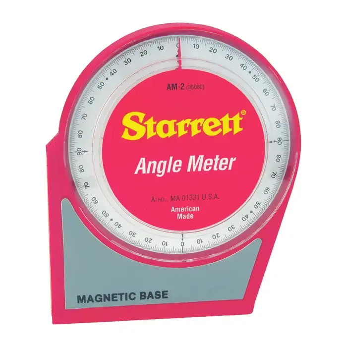 STARRETT AM-2 360° (4 x 90°) Range, Angle Meter Type Combination Protractor / Inclinometer Certified