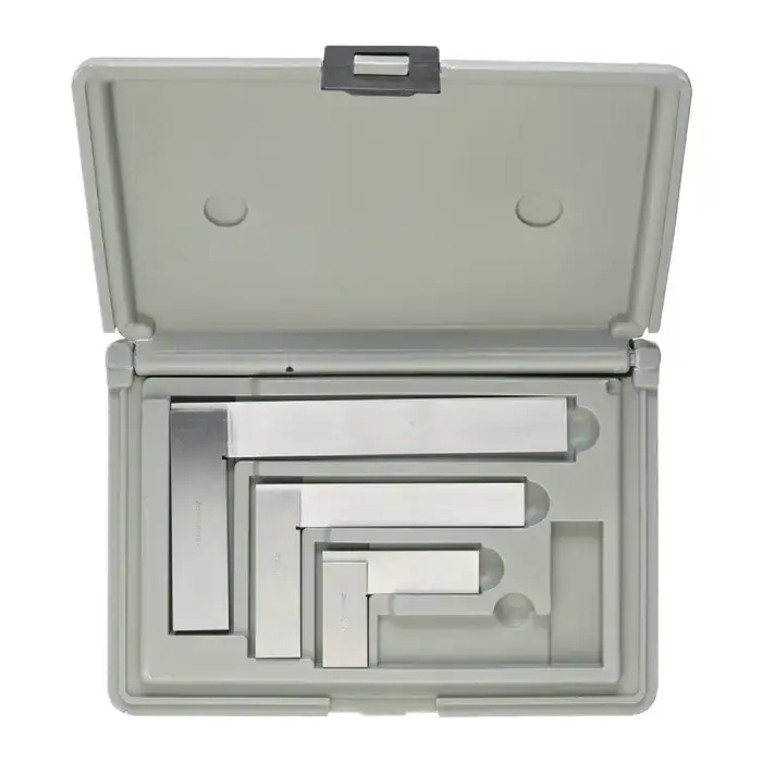Weekend Sale TESA BROWN & SHARPE 599-540-246 3 Number of Pieces, 2", 4", 6" Blade 1-1/2", 3", 4" Beam Solid Square Set