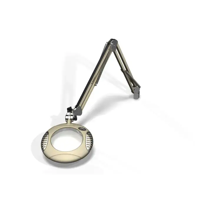 Reduced Price O.C. WHITE 41400-5-12 125% Magnification, 5 Diopters, 25" Reach, Clamp Base Magnifying Lamp