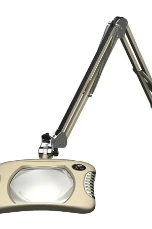 Genuine O.C. WHITE 81400-4 100% Magnification, 4 Diopters, 25" Reach, Clamp Base Magnifying Lamp