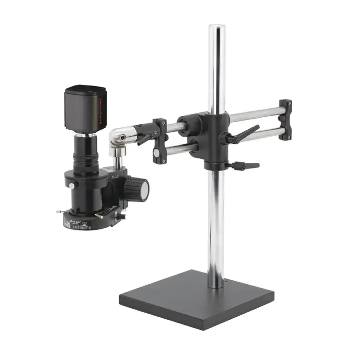 O.C. WHITE TKDMACZ-F High Definition Video Inspection System Type, 1X-80X Magnification, 24" Arm, Standard Ball Bearing Base Digital Scope Time-Limited