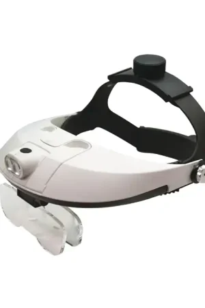Exclusive Offer GROBET 29.569 Headband Magnifier With Adjustable Headband Type, up to 6.0X Magnification, 60mm up to 350mm Focal Distance Headband Magnifier