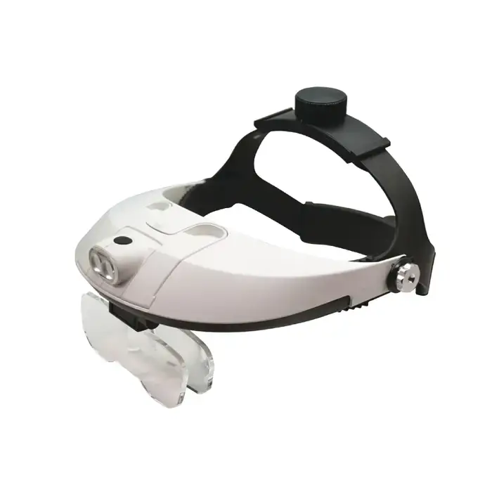 Exclusive Offer GROBET 29.569 Headband Magnifier With Adjustable Headband Type, up to 6.0X Magnification, 60mm up to 350mm Focal Distance Headband Magnifier