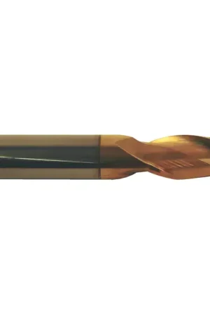 Flash Sale T&O 20-104-156 3/4" Size, 1-1/2" LOC, 2 Flute, TiN Solid Carbide Square End Mill