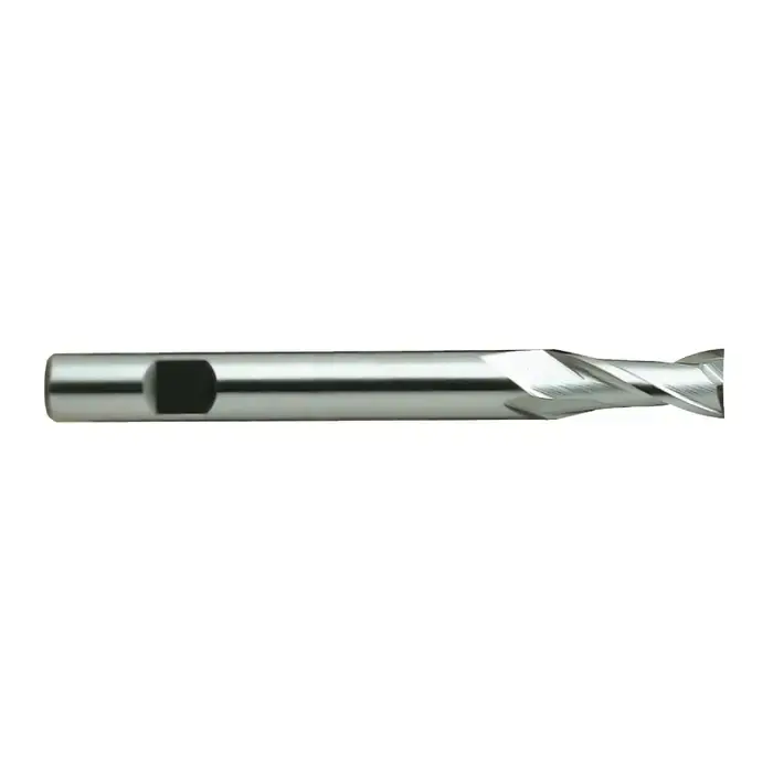 Low Price YG1 02305 3/8" Size, 1-1/2" LOC, 2 Flute, Bright M42 8% Cobalt Square End Mill