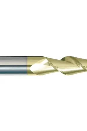 Same Day Shipping RUSHMORE USA 104936 1/2" Size, 3/4" LOC, .005"-.010" Radius, 2 Flute, Solid Carbide Corner Radius End Mill