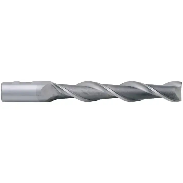 Last Chance TTC PRODUCTION HP 08-052-120 5/8" Size, 4" LOC, 2 Flute, Bright High Speed Steel Square End Mill