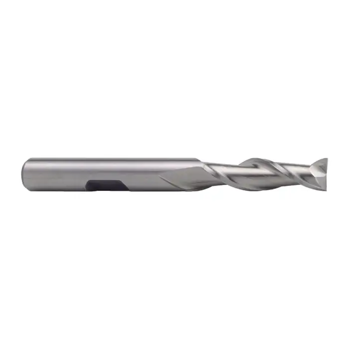 Genuine WELDON 57074 3/4" Size, 4" LOC, 2 Flute, Bright High Speed Steel Square End Mill