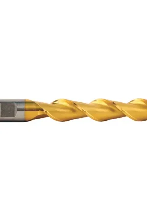 Super Sale WELDON 57085 7/8" Size, 5" LOC, 2 Flute, TiN High Speed Steel Square End Mill