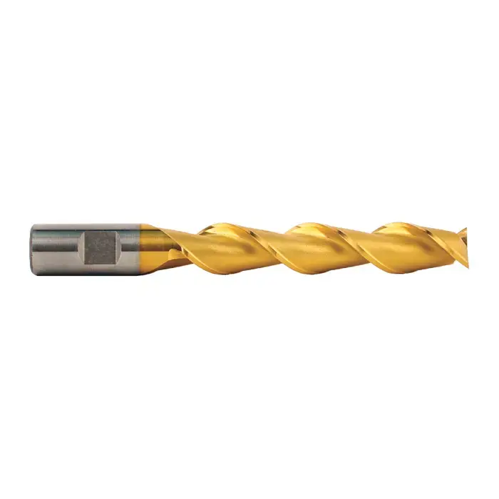 WELDON 57127 1-1/2" Size, 6" LOC, 2 Flute, TiN High Speed Steel Square End Mill Free Returns