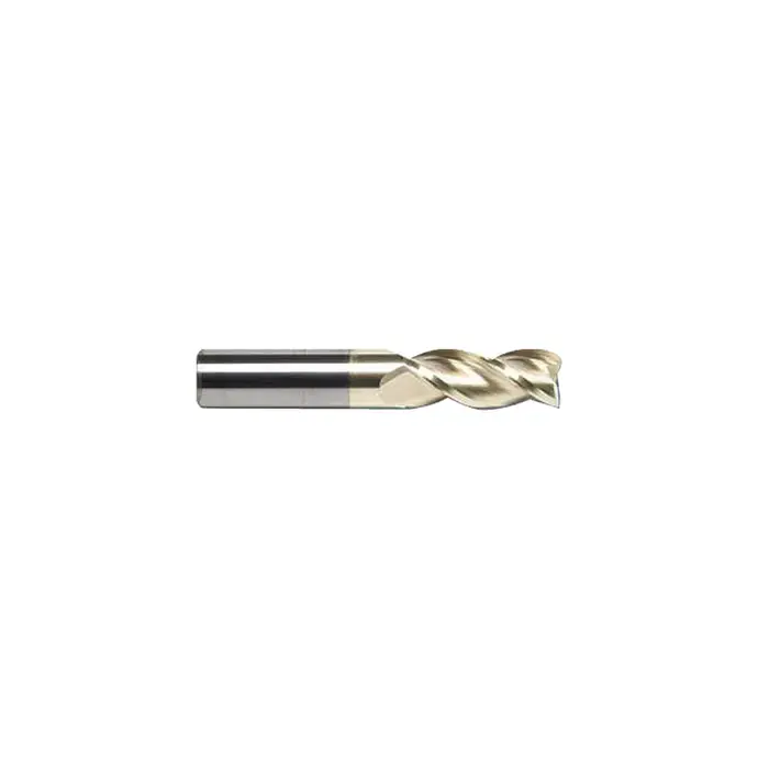 Brand New RUSHMORE USA 314661 5/16" Size, 13/16" LOC, 3 Flute, ZrN Solid Carbide Square End Mill