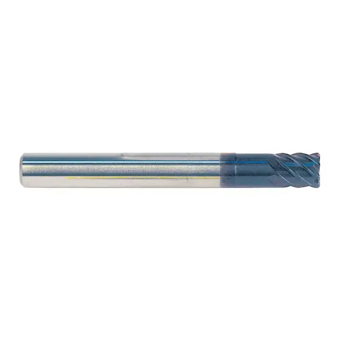 Latest T&O 20-102-340 6.00mm Size, 6.00mm LOC, .50mm Radius, 6 Flute, Solid Carbide Corner Radius End Mill
