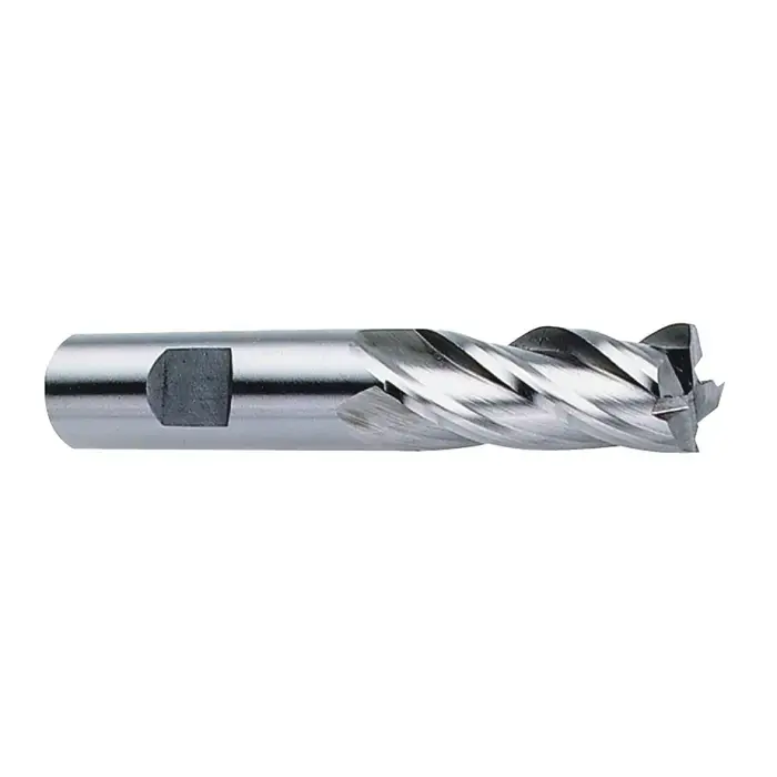 TTC PRODUCTION HP 08-015-020 1/8" Size, 3/8" LOC, 4 Flute, Bright High Speed Steel Square End Mill Holiday Sale