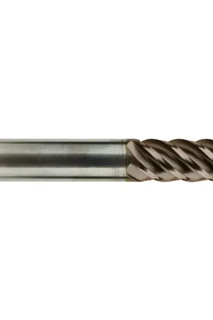 Buy Direct T&O 20-104-310 1/4" Size, 3/4" LOC, 5 Flute, TiCN Solid Carbide Square End Mill