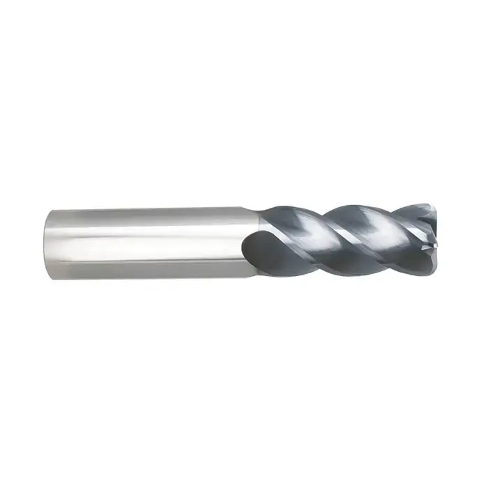 In Demand NIAGARA N09888 3/16" Size, 3/16" LOC, .010" Radius, 4 Flute, Solid Carbide Corner Radius End Mill