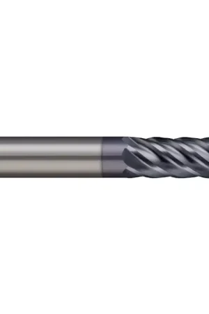 Genuine MICRO 100 EMH-001-06X 1" Size, 2-1/2" LOC, 6 Flute, AlTiN Solid Carbide Square End Mill