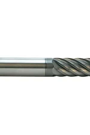 Super Sale M.A. FORD 18010009B 1" Size, 1" LOC, .190" Radius, 7 Flute, Solid Carbide Corner Radius End Mill