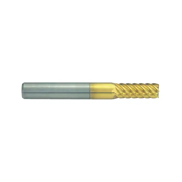 M.A. FORD 11337500T 3/8" Size, 7/8" LOC, 6 Flute, TiN Solid Carbide Square End Mill Buy Today