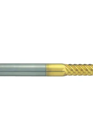 Best Price M.A. FORD 11311810T 3.00mm Size, 12.00mm LOC, 6 Flute, TiN Solid Carbide Square End Mill
