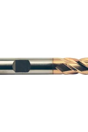 Best Price WELDON 44139 5/8" Size, 1-5/8" LOC, 4 Flute, TiN M42 8% Cobalt Square End Mill