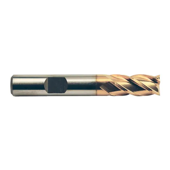 Best Price WELDON 44139 5/8" Size, 1-5/8" LOC, 4 Flute, TiN M42 8% Cobalt Square End Mill