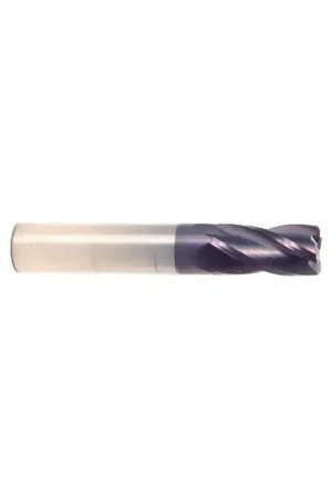Same Day Shipping RUSHMORE USA 102915 1/4" Size, 3/4" LOC, .030"-.032" Radius, 4 Flute, Solid Carbide Corner Radius End Mill