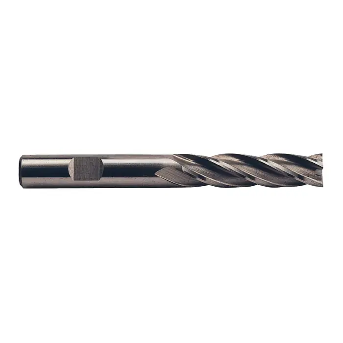 TTC 08-371-024 3/8" Size, 1-1/2" LOC, 4 Flute, Bright High Speed Steel Square End Mill Trending