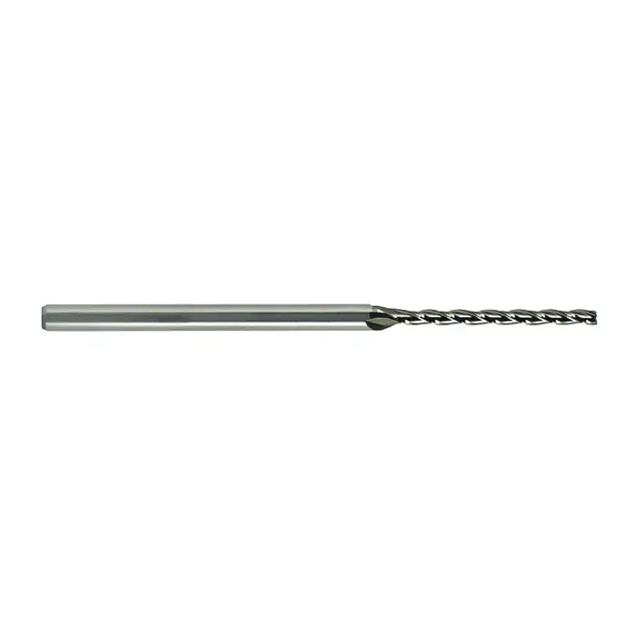 MELIN 103265 .0200" Size, .100" (5x) LOC, 3 Flute, Solid Carbide Miniature End Mill Luxury