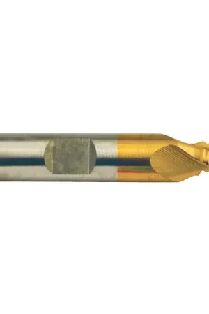 TTC PRODUCTION HP 08-205-200 1/4" Size, Fine Pitch, 1/4" LOC, 3 Flute, M42 8% Cobalt Roughing End Mill Flash Sale
