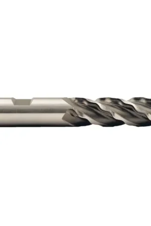 Budget WELDON 65844 1-1/2" Size, 6" LOC, 4 Flute, High Speed Steel Roughing/Finishing End Mill