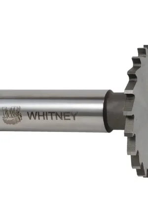 Markdown WHITNEY TOOL 20204 1" Dia., None ANSI, 5/32" Face Width, M42 8% Cobalt, 16 Teeth Woodruff Keyseat Cutter