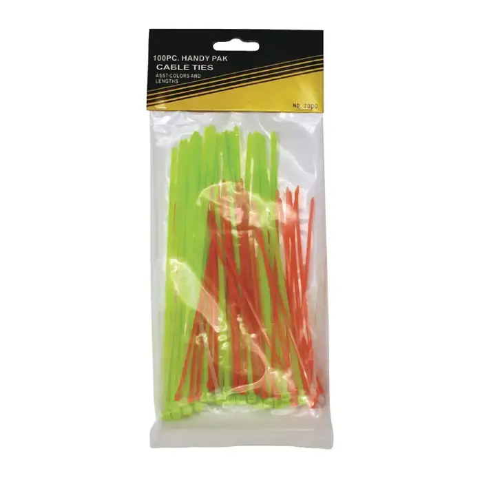 TTC 7000 Sizes 4", 6" and 8", 100 Pieces, Assorted Cable Tie Luxury