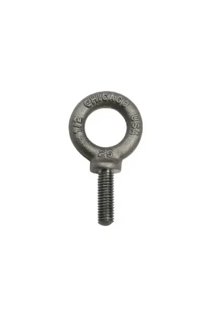 CHICAGO HARDWARE 12805 6 1/4"-20 Thread Size, 1" Thread Length, Shoulder Eye Bolt New Arrival
