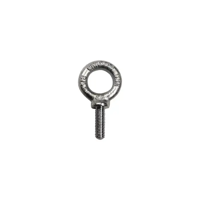 CHICAGO HARDWARE 26077 0 1"-8 Thread Size, 2-1/2" Thread Length, Zinc Plated Shoulder Eye Bolt Trending