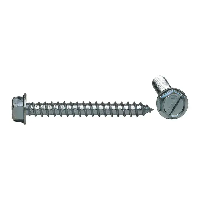 TTC FNA88012 8 Size, 3/8" Length Under Head, Slotted Drive, Slotted Hex Head Sheet Metal Screw Time-Limited