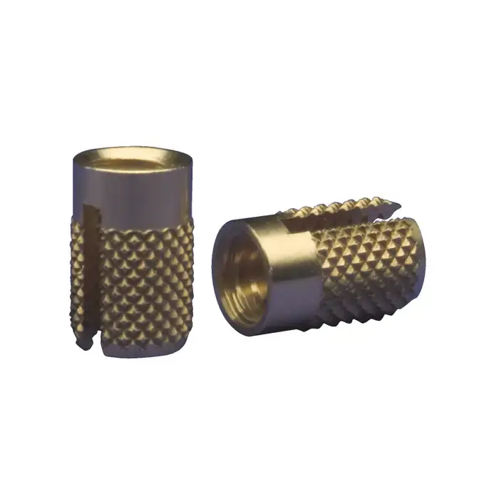 EZ LOK 240-M5-BR 5mm x .80mm Internal, Brass-Flush Press Insert External, .375" Insert Length Thread Repair Insert Professional Grade