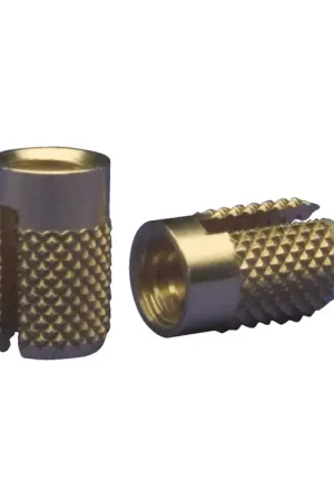 EZ LOK 240-M6-BR 6mm x 1.00mm Internal, Brass-Flush Press Insert External, .500" Insert Length Thread Repair Insert Free Returns