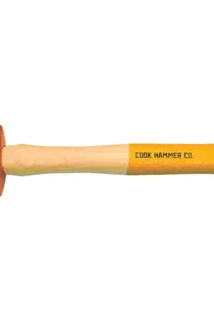 COOK 809 2" Face Diameter, 10 lbs. Head Weight, 26" Handle Length Copper Hammer Flash Sale