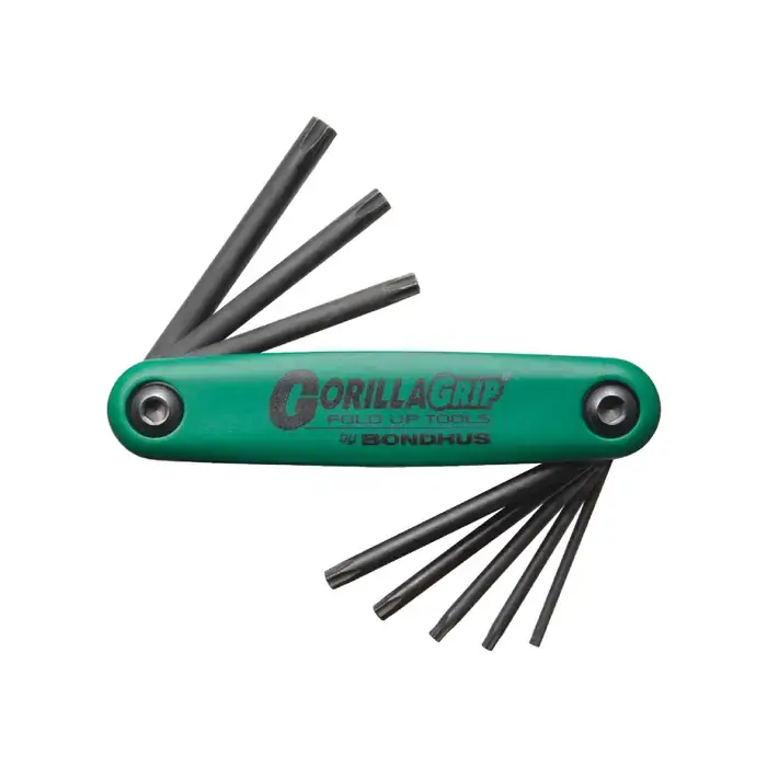 Trusted Brand BONDHUS 12634 Torx Fastener Type, 5-1/2" Handle Length Fold Up Unit